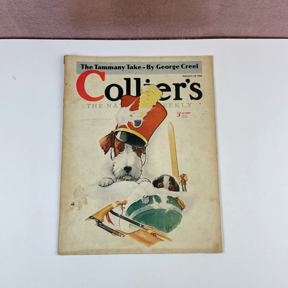 Vintage Collier's Magazine National Weekly February 18, 1933